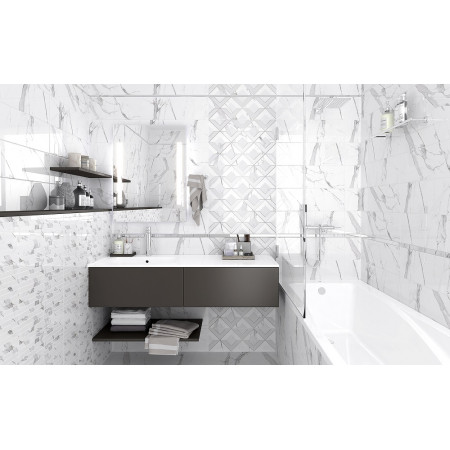 Плитка 60152 Viva белый 20х60