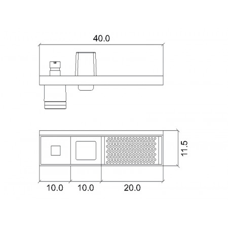 Набор аксессуаров INDA INDISSIMA BARRA 400C67MNS51N