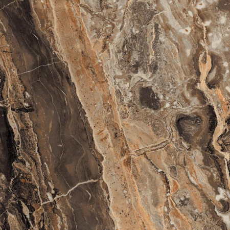 Керамогранит GR104 Richter Brown High glossy 600x600