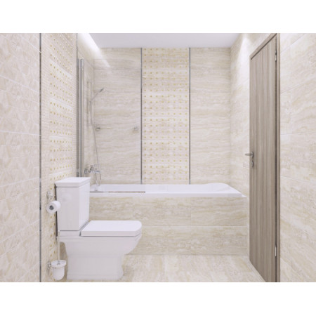 Плитка Декор Echo Elemental серый 30х60