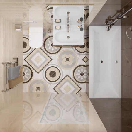 Мозаика K-1001/LR/m06 Marble Trend Calacatta 28.2x30.3