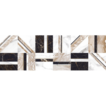 Плитка A16519 Вставка Wild Chic коричневый 25x75