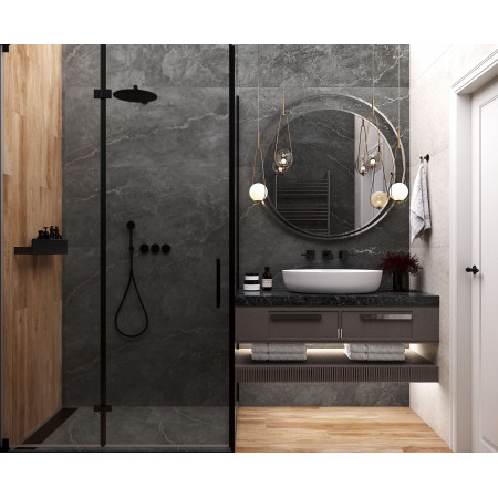 Керамогранит Leda Black Карвинг 60x60