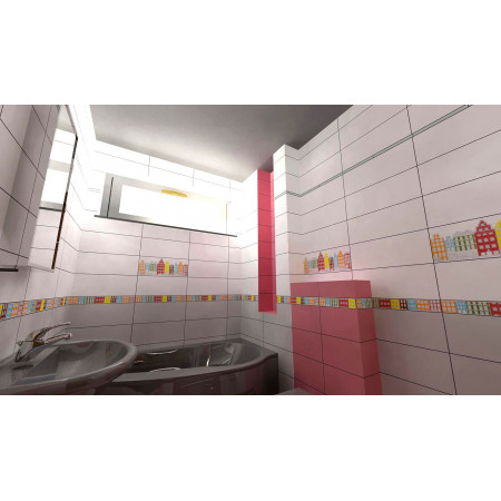 Плитка 5112 Калейдоскоп лазурный 20x20