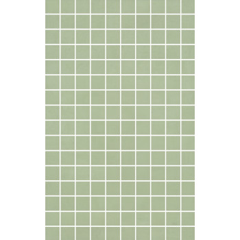 Плитка MM6409 Декор Левада мозаичный зеленый светлый глянцевый 25х40