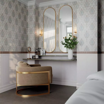 Плитка 12159R Фару панель белый матовый обрезной 25х75