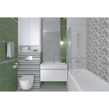 Плитка Land белый узор 08-00-01-2672 20х40