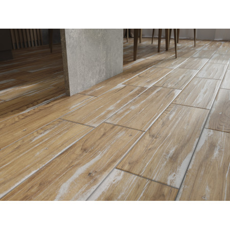 Керамогранит А15930 Rockwood коричневый рельеф 18,5x59,8