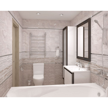 Плитка Marmo тёмно-бежевый мозаика 17-11-11-1190 20х60