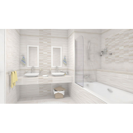 Плитка Atria рельефная бежевая (ANG012D) 20x44