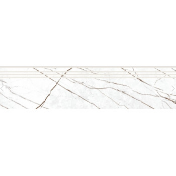 Ступени Stage Granite SANDRA White / Ступень Гранит Сандра Белый MR насечки 1200х300