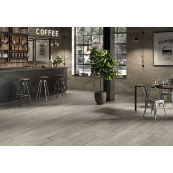 Керамогранит 610130004604 Groove Дарк Плинтус Нат Рет 7,2x60