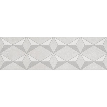 Плитка HGD/A584/6437 Бордюр Корредо серый светлый матовый 25x7,7