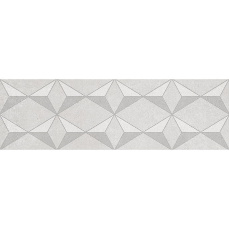 Плитка HGD/A584/6437 Бордюр Корредо серый светлый матовый 25x7,7