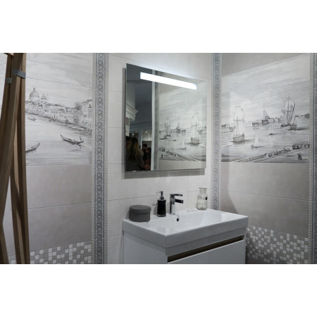 Плитка MLD/A75/3x/12106R Город на воде Цветы обрезной 75х75 (комплект 3 шт.)