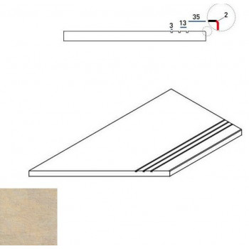 Керамогранит 620090000257 SAND BORDO GRIP SX 30x60