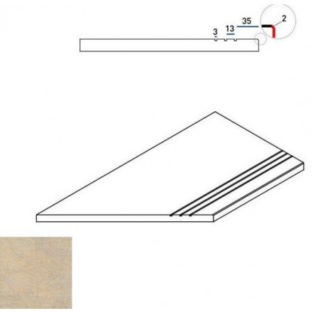 Керамогранит 620090000257 SAND BORDO GRIP SX 30x60