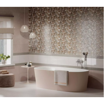 Плитка LSB001 Бордюр Левада зеленый темный глянцевый 40х7,1