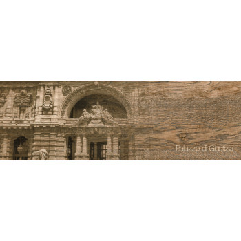 Керамогранит Italian Wood Dark Brown Декор GT-252/d01 20х60 (микс)