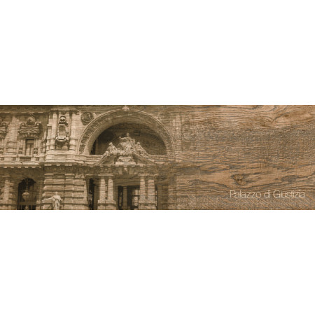 Керамогранит Italian Wood Dark Brown Декор GT-252/d01 20х60 (микс)