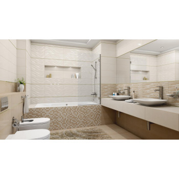 Плитка Vega тёмно-бежевый 17-01-11-488 20х60