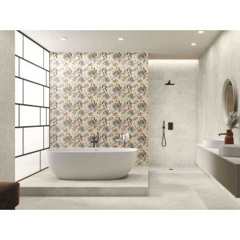 Плитка Tropical Asphalt Off White Rect 40x120