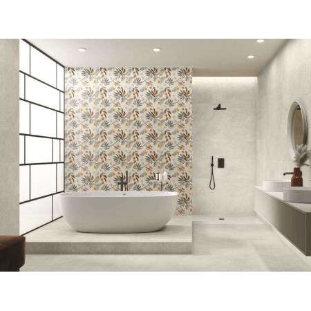 Плитка Tropical Asphalt Off White Rect 40x120