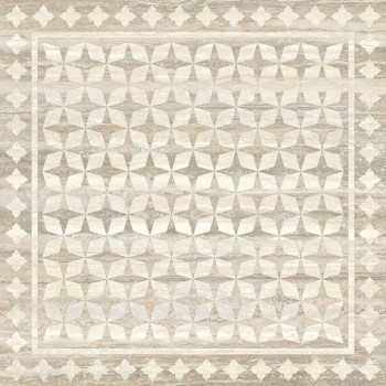 Керамогранит K945355HR Travertini коричневый декор 60x60