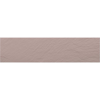 Керамогранит UF009R (розовый моноколор) рельефный ректифицированный 120х29,5