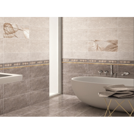 Плитка TP3688H Декор Ирида светло-серый ректификат 30x60