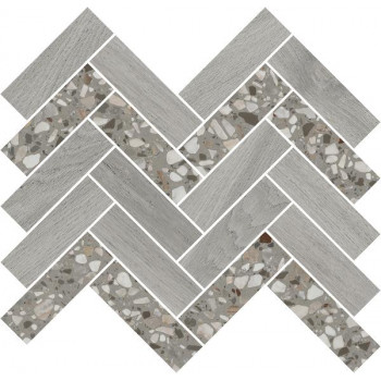 Мозаика T042/SG5267 Монтиони мозаичный серый 34x35,5