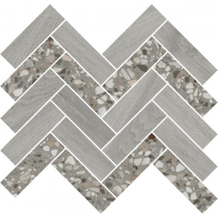 Мозаика T042/SG5267 Монтиони мозаичный серый 34x35,5