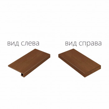 Ступени 620070000681 Surface Corten Scalino Angolare Destro 33x60