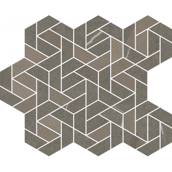 Мозаика 620110000157 Metropolis Arcadia Brown Mosaico Icon 28.6x34.7