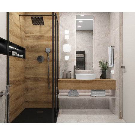 Керамогранит Cemento Beige бежевый Матовый Карвинг 60x60