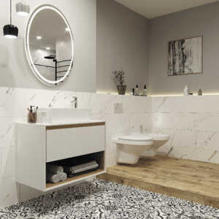 Керамогранит 15886 Lorenzo белый 29,7x59,8