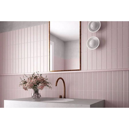 Плитка 28478 Costa Nova Praia Pink Stony Glossy 5x20