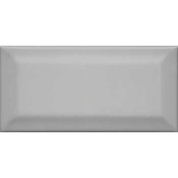 Плитка 16054 Клемансо серый тёмный грань 7.4*15