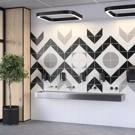 Плитка AZ/A008/5009	Декор Теорема 1 матовый 20x20