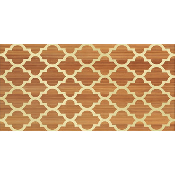 Плитка Декор Бухара люстр бежевый 25х50