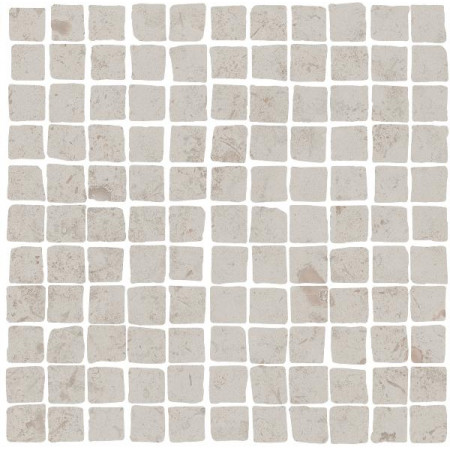 Мозаика MBS003 Про Лаймстоун Спакко мозаичный серый светлый матовый 20х20