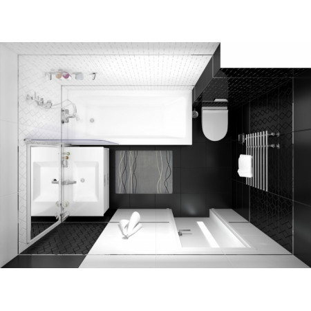 Плитка Декор Tabu Discrete белый 30х60