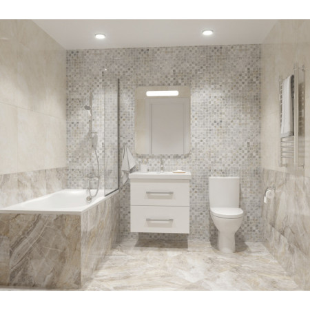 Керамогранит K-900/SR/d01 WHITE D01-CUT SR 60x60