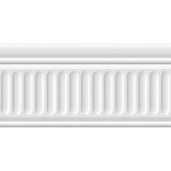 Плитка 19048/3F бордюр Бланше белый структурированный 20*9.9