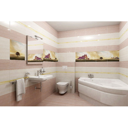 Плитка Бордюр рельефный Castle br1020D194-2 20х10