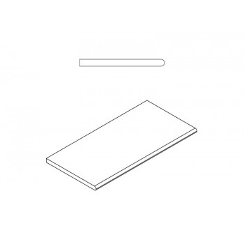 Керамогранит 620090000699 Бортик Скайфолл Гриджио Альпино закругленный 30х60