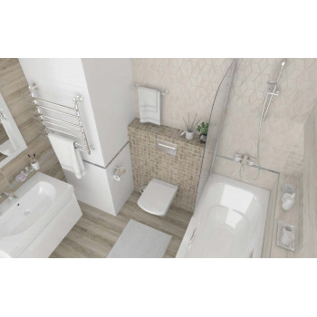 Плитка Forest белый рельеф 30х60