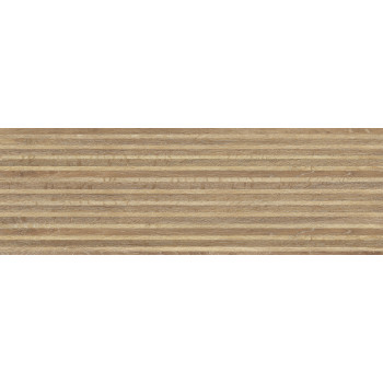 Плитка A16488 Japandi коричневый рельеф 25x75