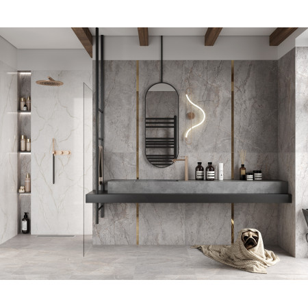 Керамогранит Carved River Gray Карвинг 60х60