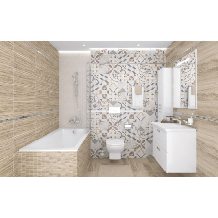 Мозаика MM60065 Декор Amber мозаичный микс 20х60